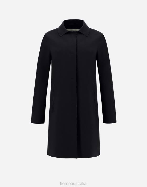 FIRST-ACT COAT Herno Women Black 2L0H475 Outerwear