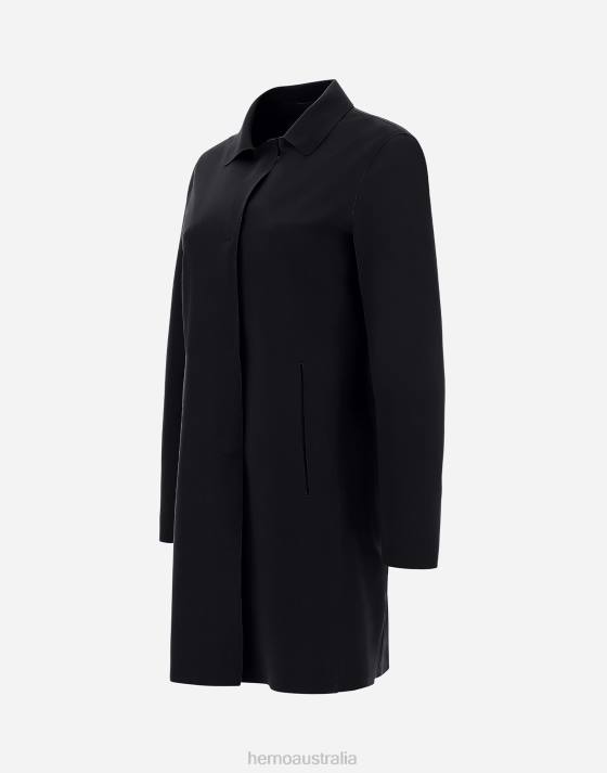 FIRST-ACT COAT Herno Women Black 2L0H475 Outerwear