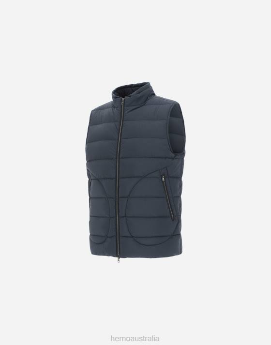 IL GILET Herno Men Blue 2L0H532 Outerwear