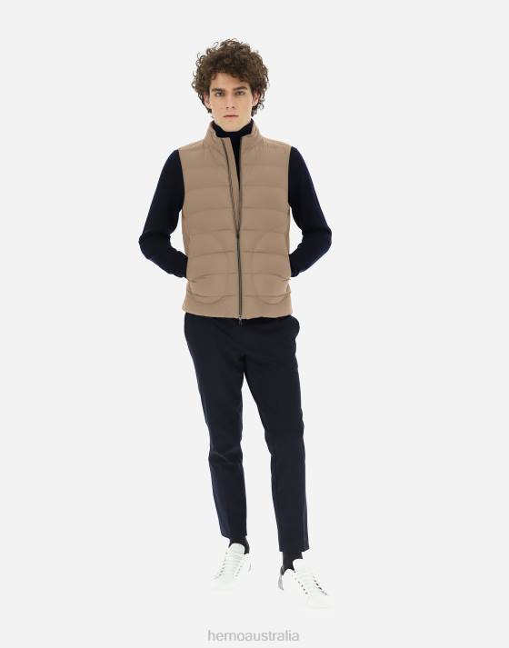 IL GILET Herno Men Camel 2L0H702 Outerwear