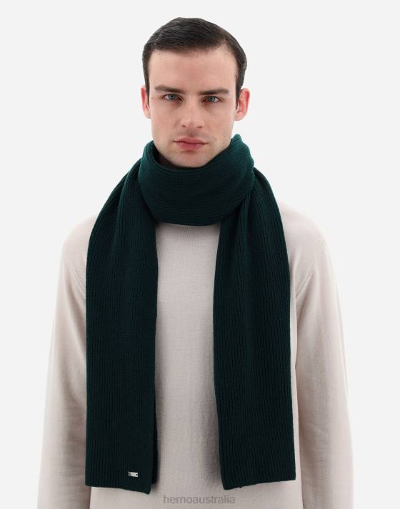 INFINITY BASIC SCARF Herno Men College green 2L0H675 Accessories