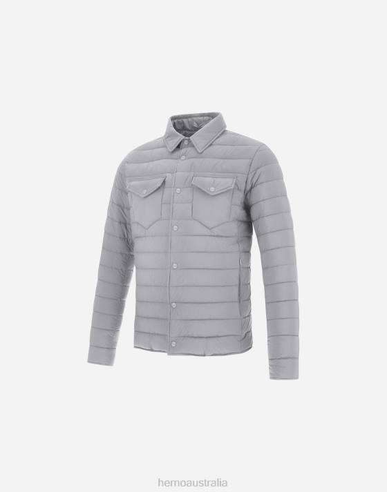 LA CAMICIA Herno Men Grey 2L0H779 Outerwear