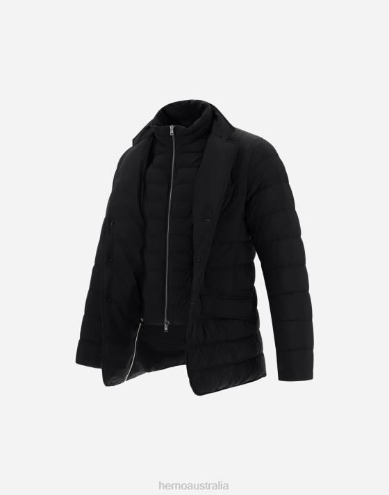 LA GIACCA Herno Men Black 2L0H625 Outerwear