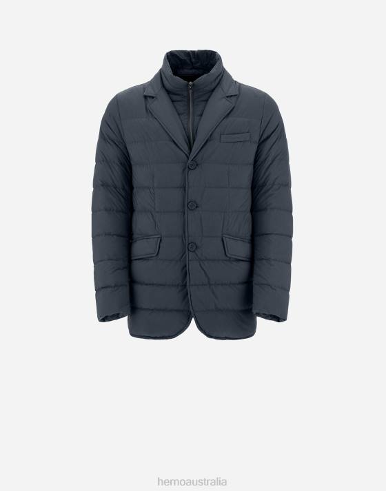 LA GIACCA Herno Men Blue 2L0H698 Outerwear