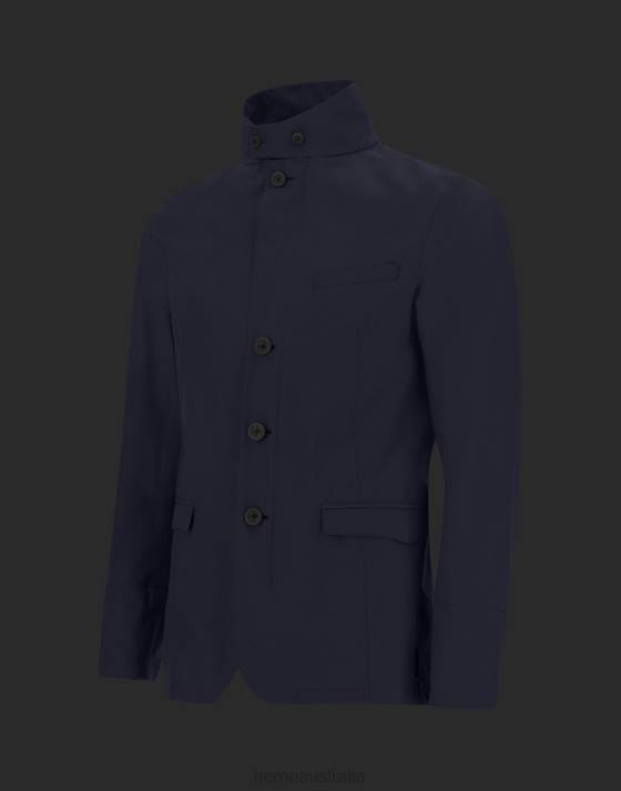 LAMINAR BLAZER Herno Men Blue 2L0H763 Outerwear