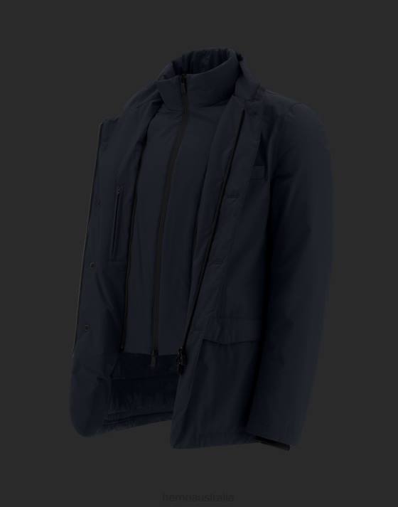 LAMINAR BLAZER IN GORE-TEX Herno Men Dark Blue 2L0H542 Outerwear