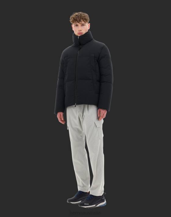 LAMINAR BOMBER JACKET IN GORE-TEX INFINIUM WINDSTOPPER AND TEDDY TECH Herno Men Black 2L0H573 Outerwear