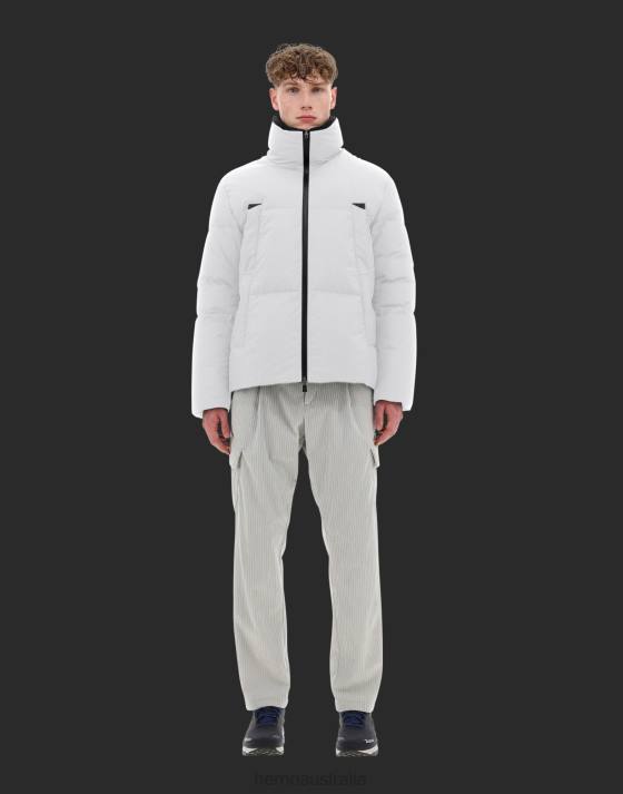 LAMINAR BOMBER JACKET IN GORE-TEX INFINIUM WINDSTOPPER AND TEDDY TECH Herno Men Ice 2L0H641 Outerwear