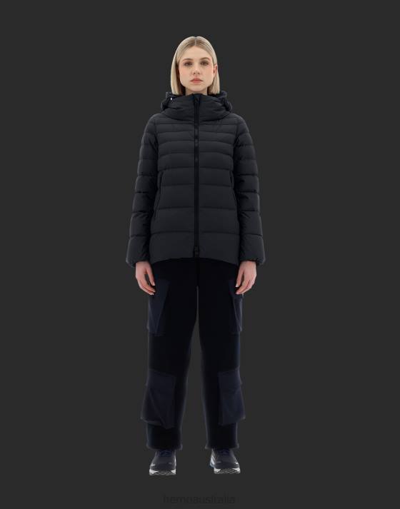 LAMINAR GORE-TEX WINDSTOPPER A-SHAPE Herno Women Black 2L0H227 Outerwear