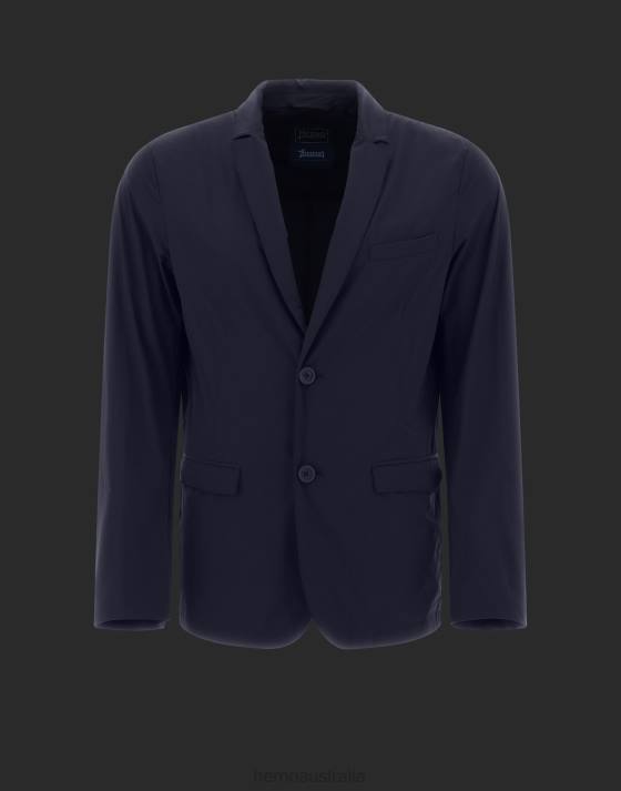 LAMINAR LIGHT MATT BLAZER Herno Men Navy Blue 2L0H816 Outerwear