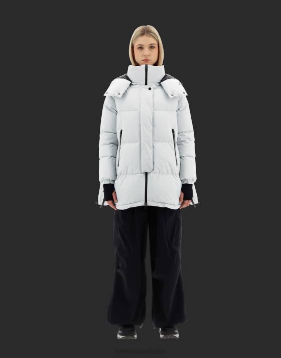 LAMINAR OVERSIZE GORE-TEX WINDSTOPPER COAT Herno Women Ice 2L0H204 Outerwear