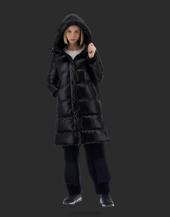 LAMINAR PARKA IN GLAZED RIPSTOP 2L AND GORE-TEX INFINIUM WINDSTOPPER Herno Women Black 2L0H106 Outerwear