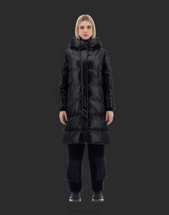 LAMINAR PARKA IN GLAZED RIPSTOP 2L AND GORE-TEX INFINIUM WINDSTOPPER Herno Women Black 2L0H106 Outerwear