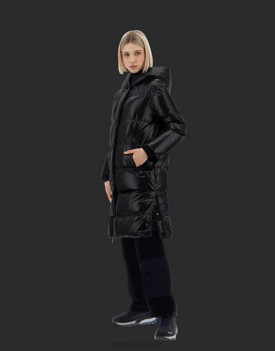 LAMINAR PARKA IN GLAZED RIPSTOP 2L AND GORE-TEX INFINIUM WINDSTOPPER Herno Women Black 2L0H106 Outerwear