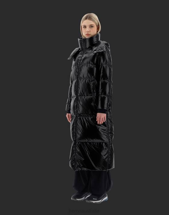 LAMINAR PARKA IN GLAZED RIPSTOP 2LAYERS Herno Women Black 2L0H83 Outerwear