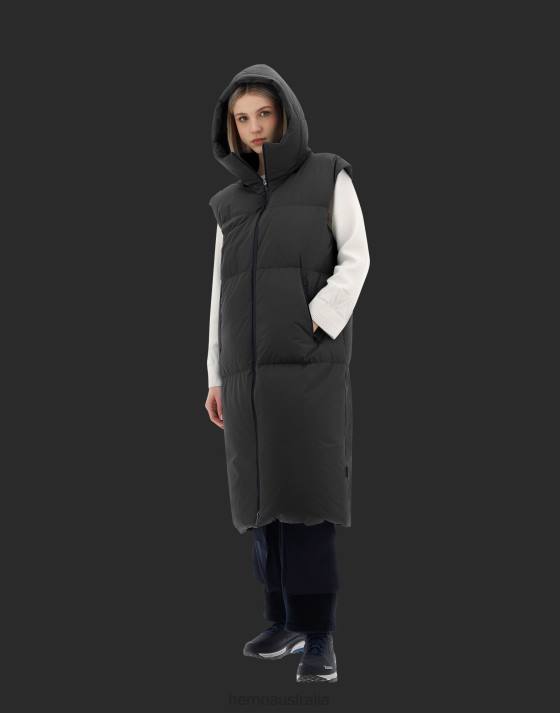 LAMINAR SLEEVELESS JACKET IN GORE-TEX INFINIUM WINDSTOPPER Herno Women Badger grey 2L0H188 Outerwear