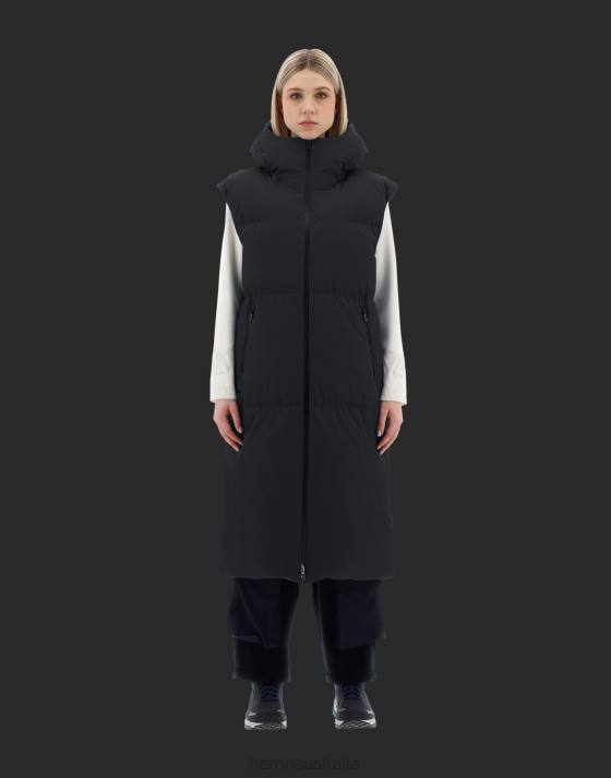 LAMINAR SLEEVELESS JACKET IN GORE-TEX INFINIUM WINDSTOPPER Herno Women Black 2L0H163 Outerwear