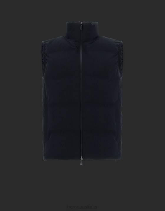 LAMINAR SLEEVELESS JACKET IN NEW IMPACT Herno Men Dark Blue 2L0H723 Outerwear