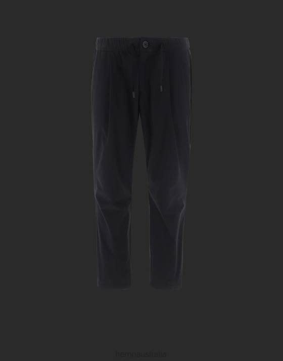 LAMINAR TROUSERS Herno Men Black 2L0H781 Clothing