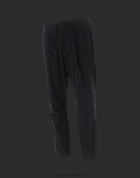 LAMINAR TROUSERS Herno Men Black 2L0H781 Clothing