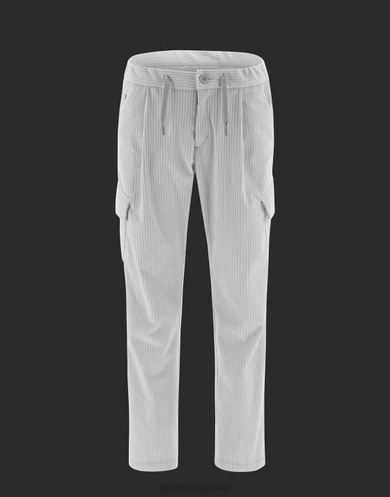 LAMINAR TROUSERS IN PRO VELVET Herno Men Ice 2L0H629 Clothing