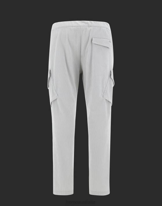 LAMINAR TROUSERS IN PRO VELVET Herno Men Ice 2L0H629 Clothing