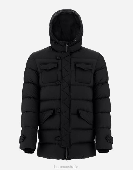 LESKIMO Herno Men Black 2L0H627 Outerwear