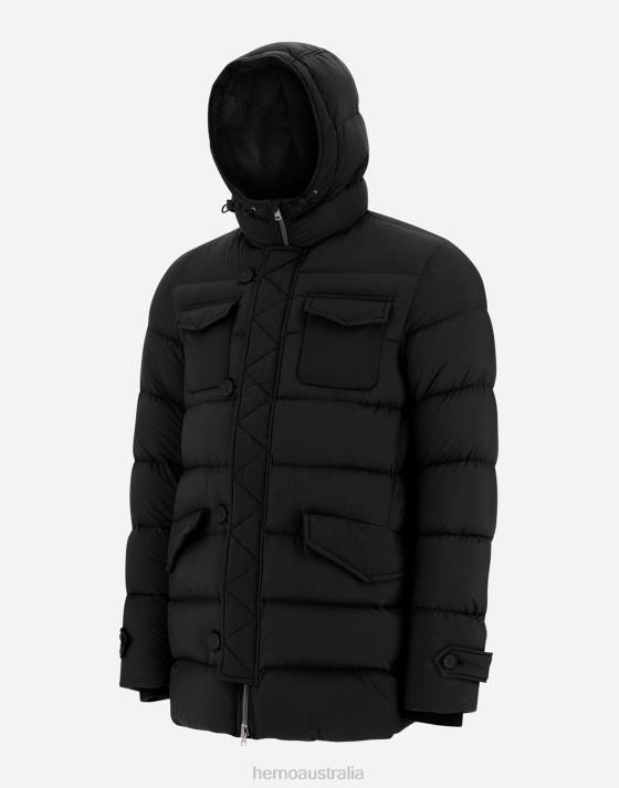 L\ESKIMO Herno Men Black 2L0H627 Outerwear