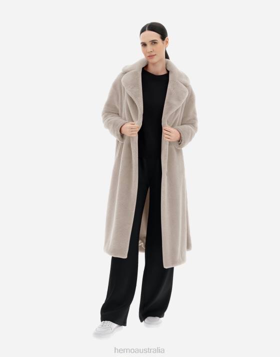 LONG SOFT COAT Herno Women Chantilly 2L0H78 Outerwear