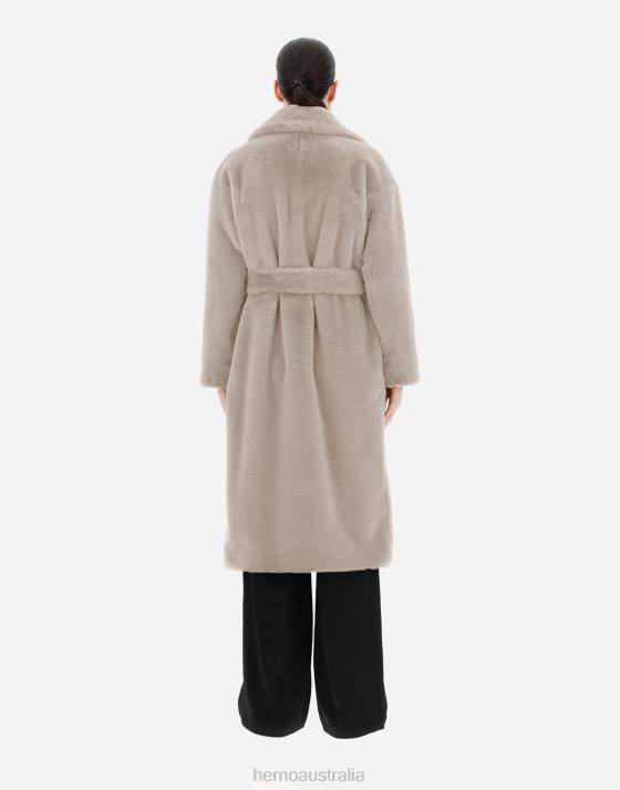 LONG SOFT COAT Herno Women Chantilly 2L0H78 Outerwear