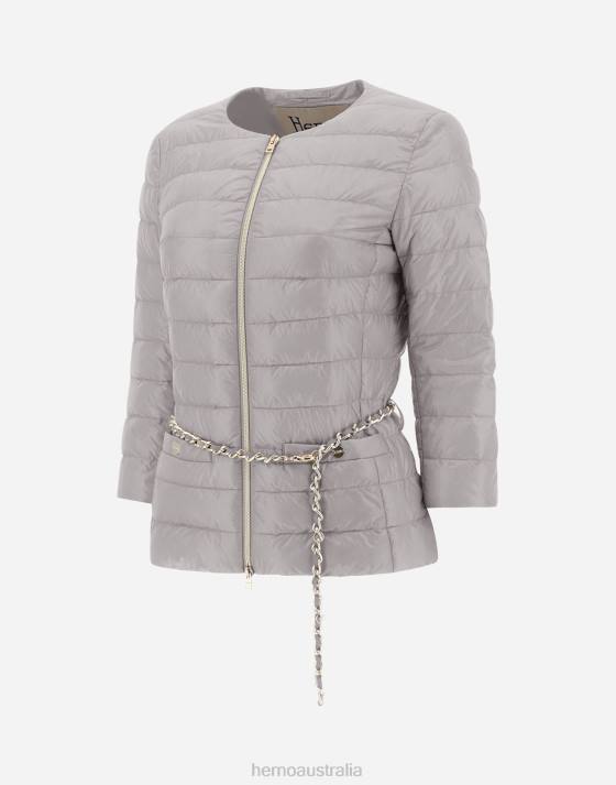 LUCREZIA Herno Women Grey Pearl 2L0H480 Outerwear