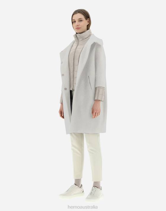 LUXURY WOOL  NYLON ULTRALIGHT COAT Herno Women Chantilly 2L0H318 Outerwear