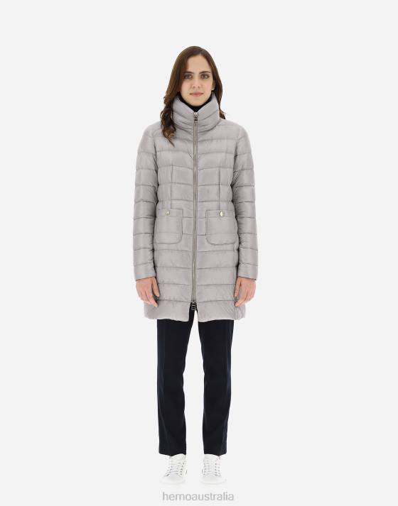 MARIA Herno Women Grey Pearl 2L0H272 Outerwear