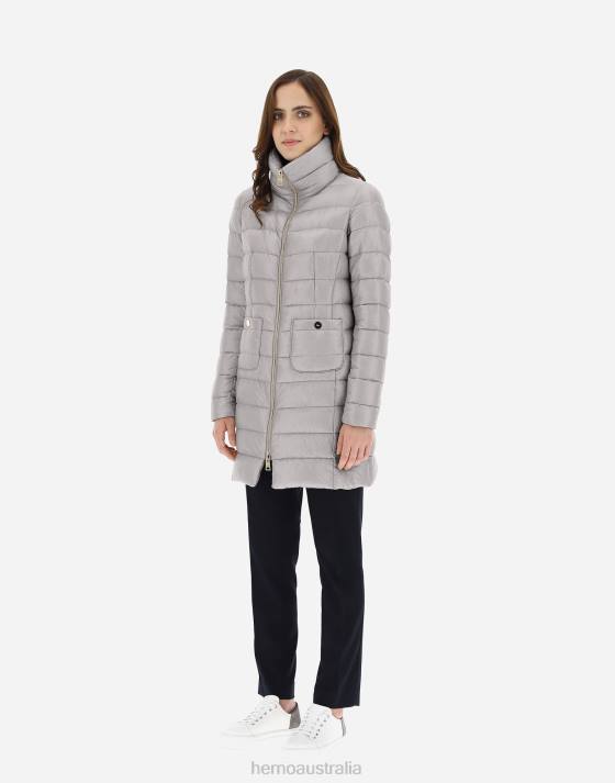 MARIA Herno Women Grey Pearl 2L0H272 Outerwear