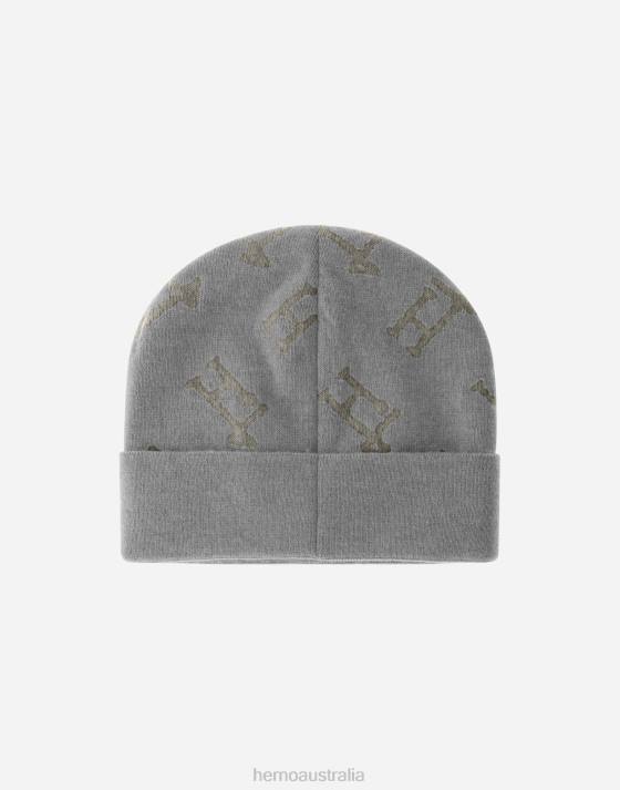 MONOGRAM BEANIE Herno Women Putty 2L0H352 Accessories