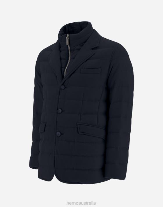 NORFOLK BLAZER Herno Men Navy Blue 2L0H553 Outerwear