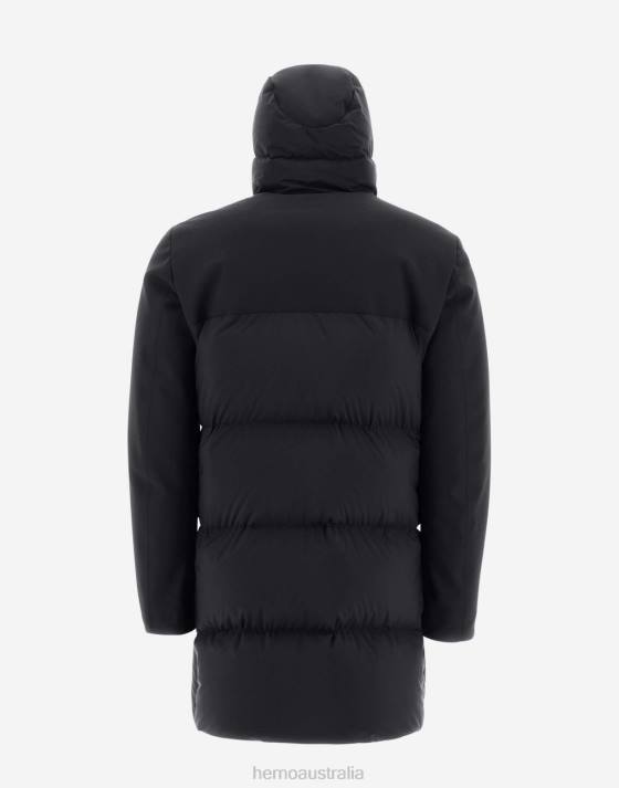 NUAGE AND METROPOLITAN PARKA Herno Men Black 2L0H523 Outerwear