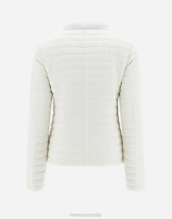 NUAGE JACKET REVERSIBLE NYLON ULTRALIGHT Herno Women White/Chantilly 2L0H444 Outerwear