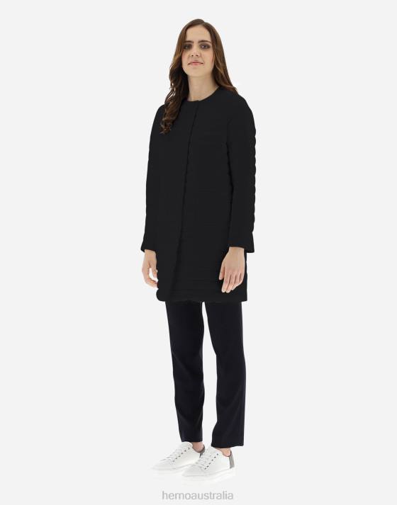 NUAGE SLIM COAT Herno Women Black 2L0H504 Outerwear