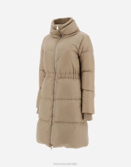 NYLON CHAMONIX PARKA Herno Women Camel 2L0H347 Outerwear