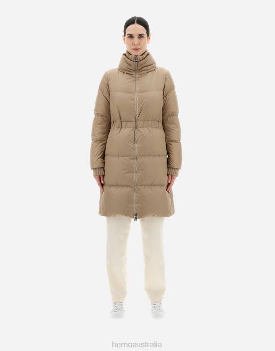 NYLON CHAMONIX PARKA Herno Women Camel 2L0H347 Outerwear