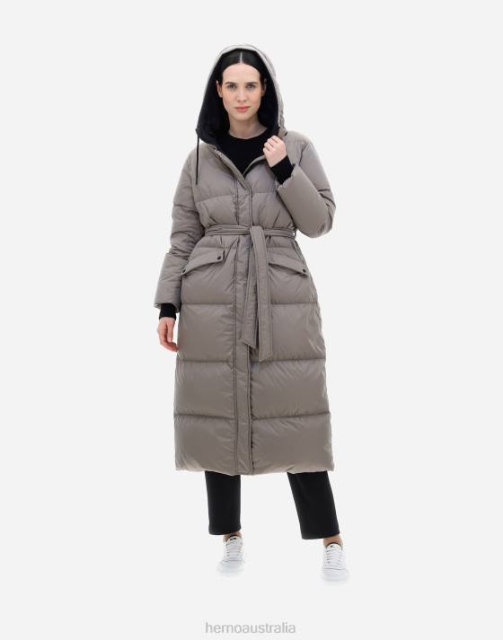 NYLON CHAMONIX PARKA Herno Women Dove Grey 2L0H112 Outerwear