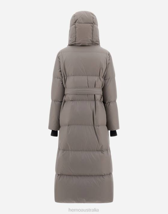 NYLON CHAMONIX PARKA Herno Women Dove Grey 2L0H112 Outerwear