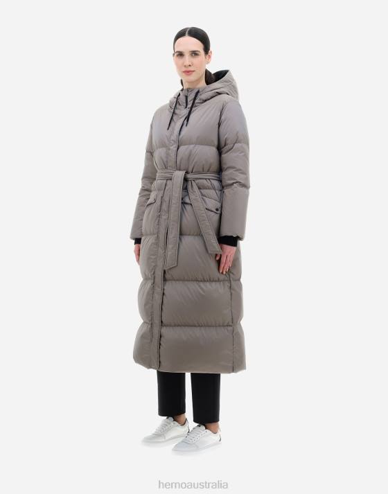 NYLON CHAMONIX PARKA Herno Women Dove Grey 2L0H112 Outerwear