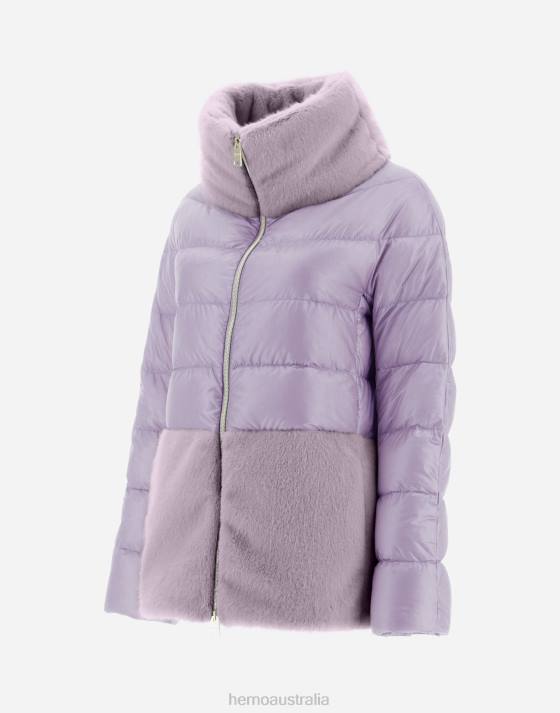 NYLON ULTRALIGHT  CAPE Herno Women Lilac 2L0H191 Outerwear