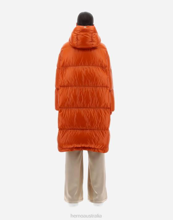 NYLON ULTRALIGHT PARKA Herno Women Orange 2L0H429 Outerwear