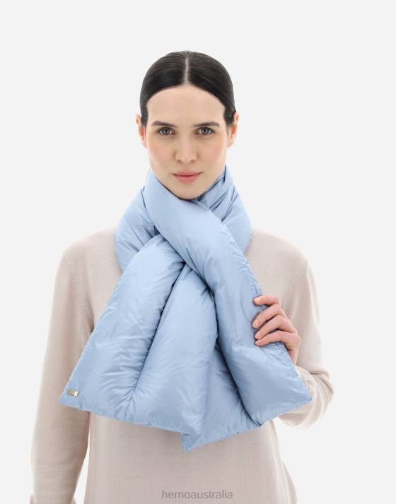 NYLON ULTRALIGHT SCARF Herno Women Light Blue 2L0H415 Accessories