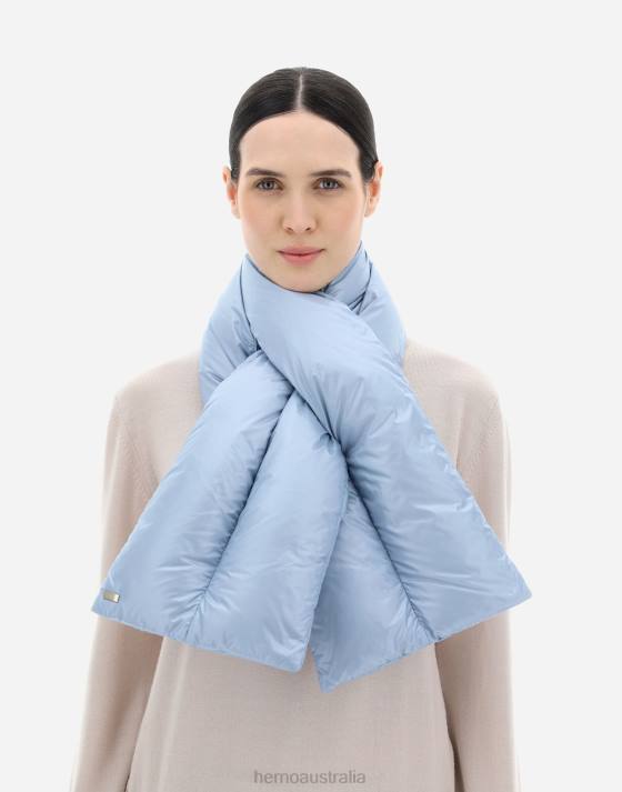 NYLON ULTRALIGHT SCARF Herno Women Light Blue 2L0H415 Accessories