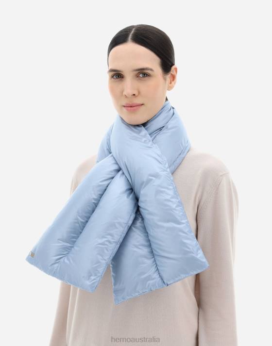 NYLON ULTRALIGHT SCARF Herno Women Light Blue 2L0H415 Accessories