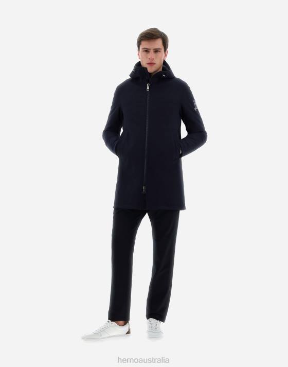 PARKA IN METROPOLITAN Herno Men Dark blue 2L0H784 Outerwear